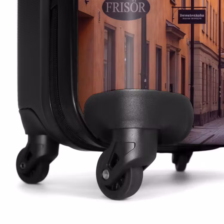 Koffer - Straße – Glockenturm – Stadt – Architektur – Historisch - Straat - Klokkentoren - Stad - Architectuur - Historisch NBS - Handbagage koffer - Volwassenen Unisex middel