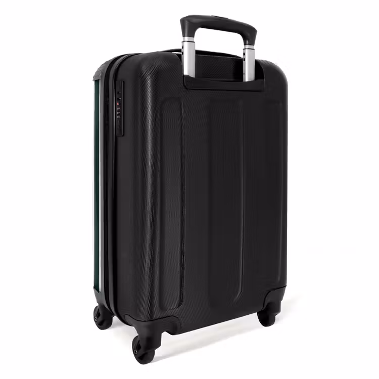 Koffer - Streifen – Klassisch – Grün - Strepen - Klassiek - Groen NBS - Handbagage koffer - Vrouwen middel