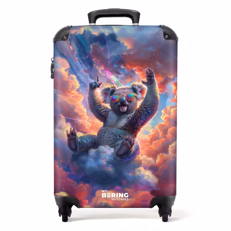 Surfende koala NBS - Handbagage koffer - Unisex middel -productfoto_recht