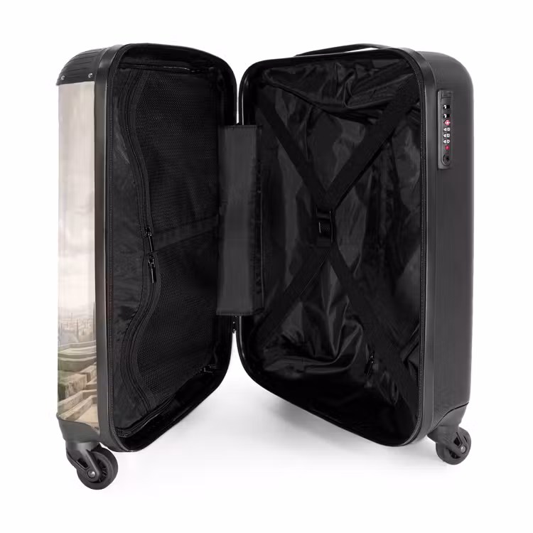 Koffer - Tal – Garten – Natur – Grün - Vallei - Tuin - Natuur - Groen NBS - Handbagage koffer - Volwassenen Unisex middel