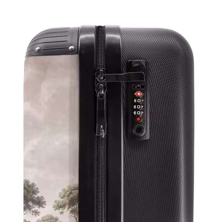 Koffer - Tal – Wald – Natur – Grün - Vallei - Bos - Natuur - Groen NBS - Handbagage koffer - Volwassenen Unisex middel