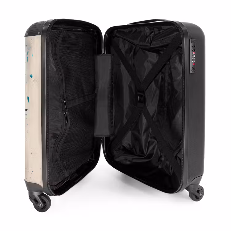 10 NBS - Handbagage koffer - Unisex middel -binnenkant