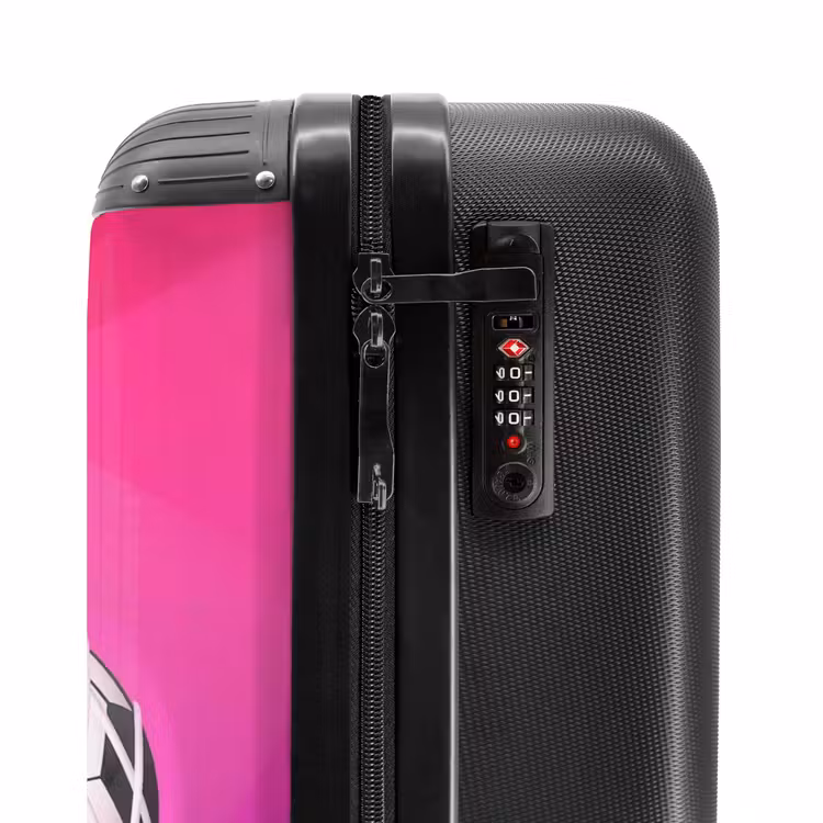Goal-getter roze NBS - Handbagage koffer - Unisex middel -slot