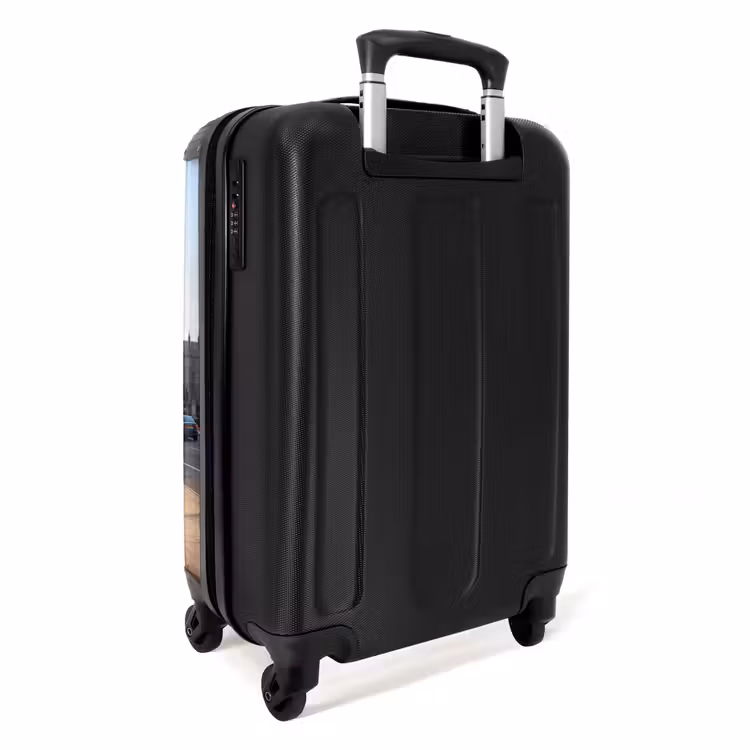 Koffer - Telefonzelle – Rot – London – Stadt – Architektur - Telefooncel - Rood - Londen - Stad - Architectuur NBS - Handbagage koffer - Volwassenen Unisex middel