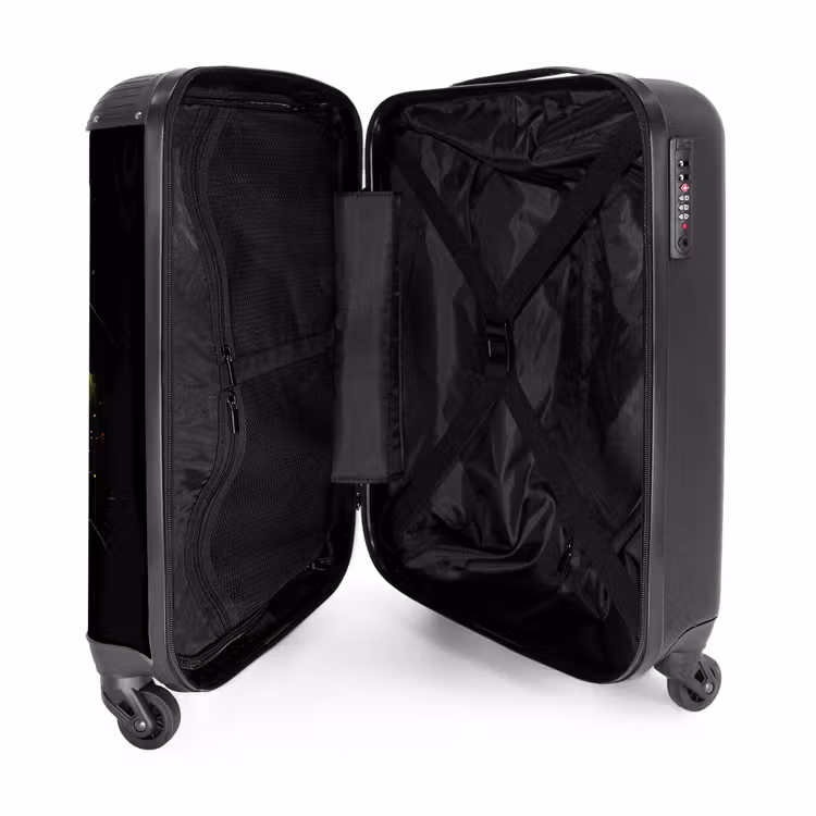 Tennisbal met graffiti NBS - Handbagage koffer - Unisex middel -binnenkant