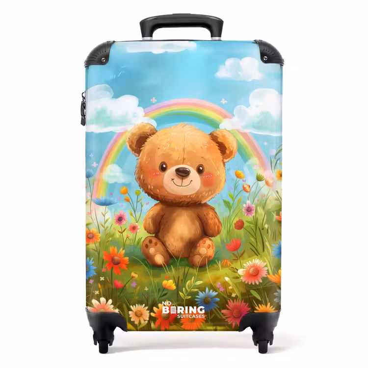 theodoor-teddybeer NBS - Handbagage koffer - Unisex middel -productfoto_recht