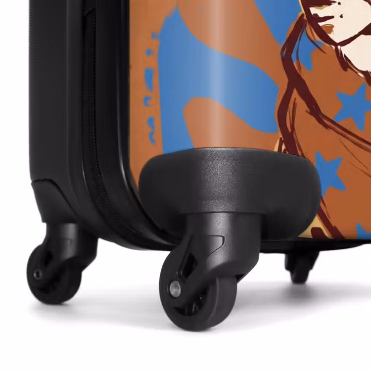 Koffer - Tiere – Cowboyhut – Modern – Illustration – Braun - Dieren - Cowboyhoed - Modern - Illustratie - Bruin NBS - Handbagage koffer - Vrouwen middel