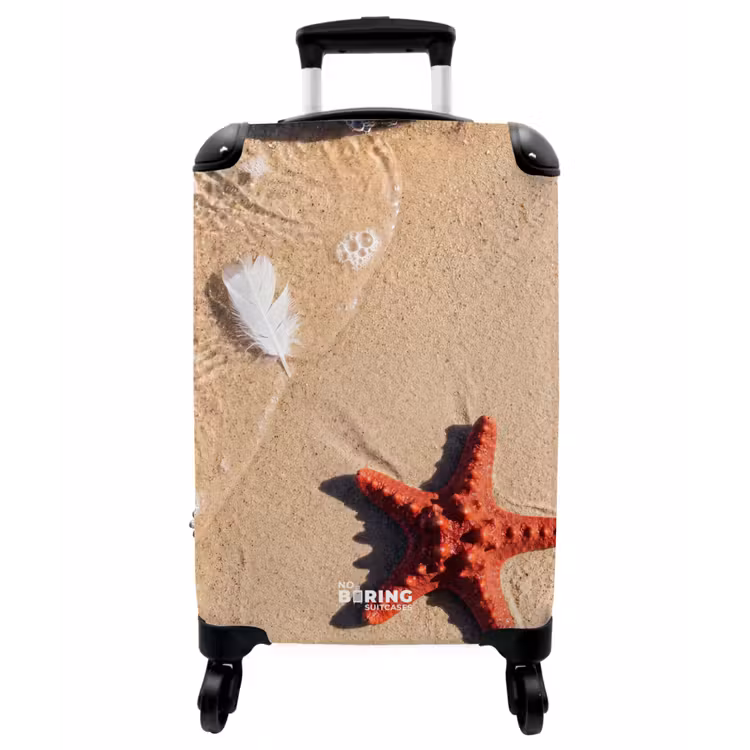 Koffer - Tiere – Strand – Meer – Natur – Rot - Dieren - Strand - Zee - Natuur - Rood NBS - Handbagage koffer - Vrouwen middel