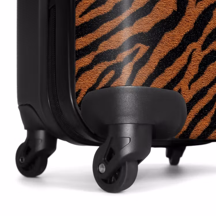 Koffer - Tiger - Mantel - Schwarz - Tijger - Vacht - Zwart NBS - Handbagage koffer - Vrouwen middel