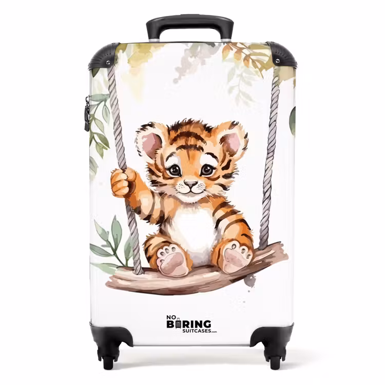 Timo tijger NBS - Handbagage koffer - Unisex middel -productfoto_recht
