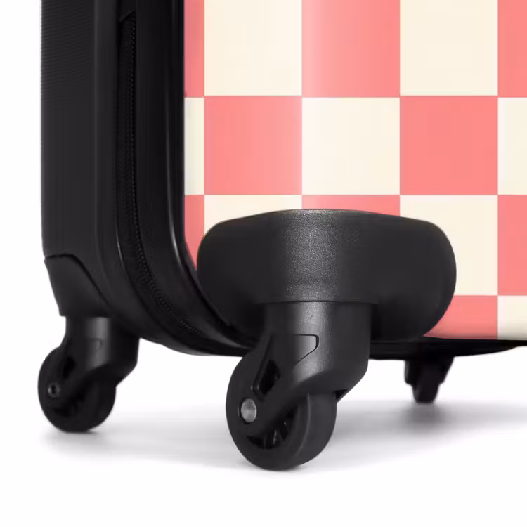 Koffer - Traditionell – Muster – Rosa - Traditioneel - Patroon - Roze NBS - Handbagage koffer - Vrouwen middel
