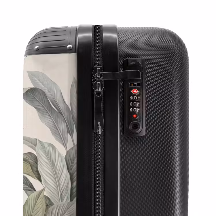Koffer - Tropisch – Pflanzen – Modern – Grün - Tropisch - Planten - Modern - Groen NBS - Handbagage koffer - Vrouwen middel