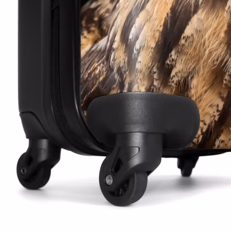 Koffer - Uhu – Eule – Porträt – Braun - Oehoe - Uil - Portret - Bruin NBS - Handbagage koffer - Volwassenen Unisex middel