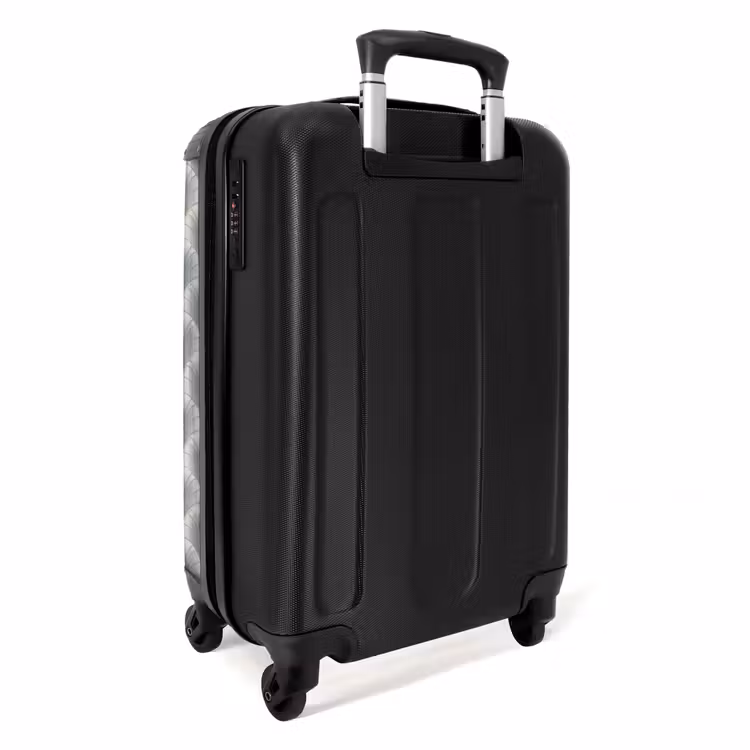 Koffer - Ventilator - Klassisch - Blau - Waaier - Klassiek - Blauw NBS - Handbagage koffer - Vrouwen middel