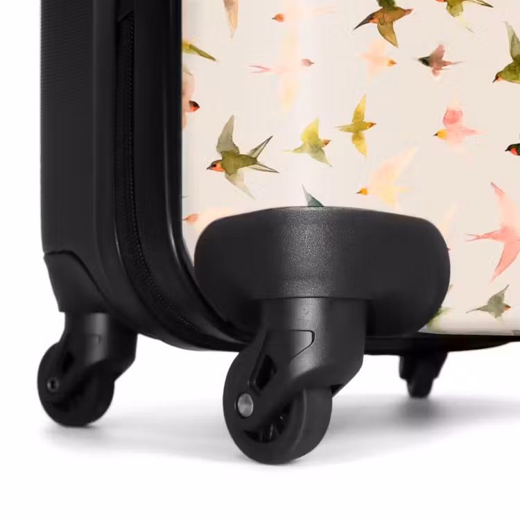 Koffer - Vögel - Fliegen - Bunt - Vogels - Vliegen - Kleurrijk NBS - Handbagage koffer - Vrouwen middel
