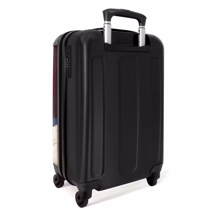 Koffer - Vogel – Paar – Liebe – Abstrakt – Weiß - Vogel - Koppel - Liefde - Abstract - Wit NBS - Handbagage koffer - Vrouwen middel