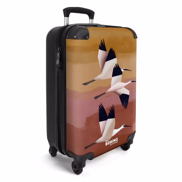 Vogels - Snavel - Abstract NBS - Handbagage koffer - Volwassenen Unisex middel -productfoto_3d