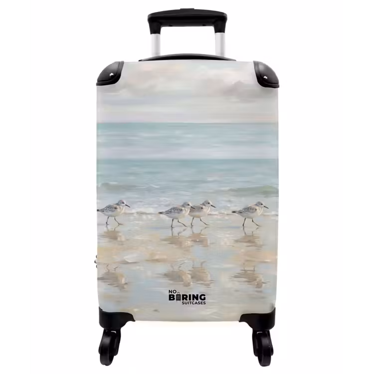 Koffer - Vögel – Strand – Meer - Vogels - Strand - Zee NBS - Handbagage koffer - Vrouwen middel