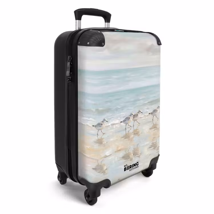 Koffer - Vögel – Strand – Meer - Vogels - Strand - Zee NBS - Handbagage koffer - Vrouwen middel