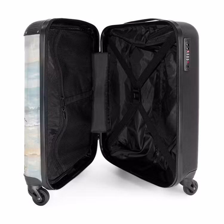 Koffer - Vögel – Strand – Meer - Vogels - Strand - Zee NBS - Handbagage koffer - Vrouwen middel