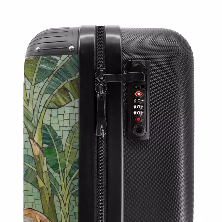Koffer - Vogel – Tier – Dschungel – Mosaik – Natur - Vogel - Dier - Jungle - Mozaïek - Natuur NBS - Handbagage koffer - Volwassenen Unisex middel