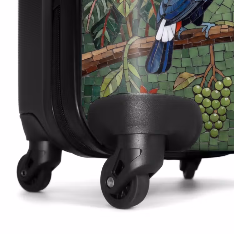 Koffer - Vogel – Tier – Dschungel – Mosaik – Natur - Vogel - Dier - Jungle - Mozaïek - Natuur NBS - Handbagage koffer - Volwassenen Unisex middel