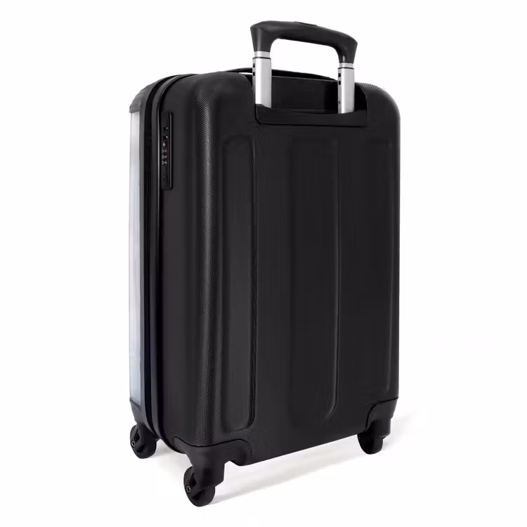 Koffer - Vögel – Wasser – Grau - Vogels - Water - Grijs NBS - Handbagage koffer - Vrouwen middel