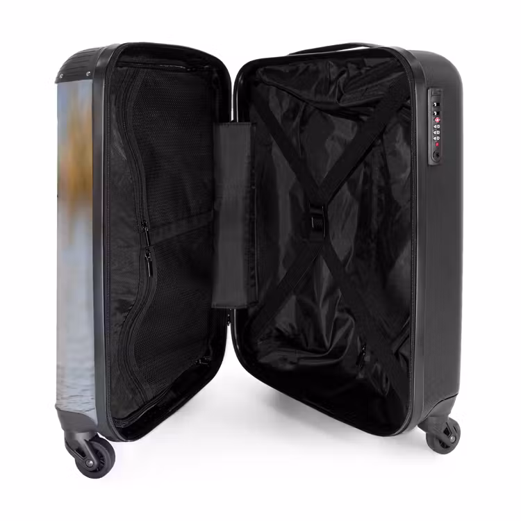 Koffer - Vogel – Watvogel – Wasser – Natur - Vogel - Steltloper - Water - Natuur NBS - Handbagage koffer - Volwassenen Unisex middel