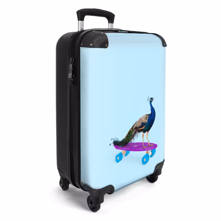 Passerende pauw NBS - Handbagage koffer - Unisex middel -productfoto_3d