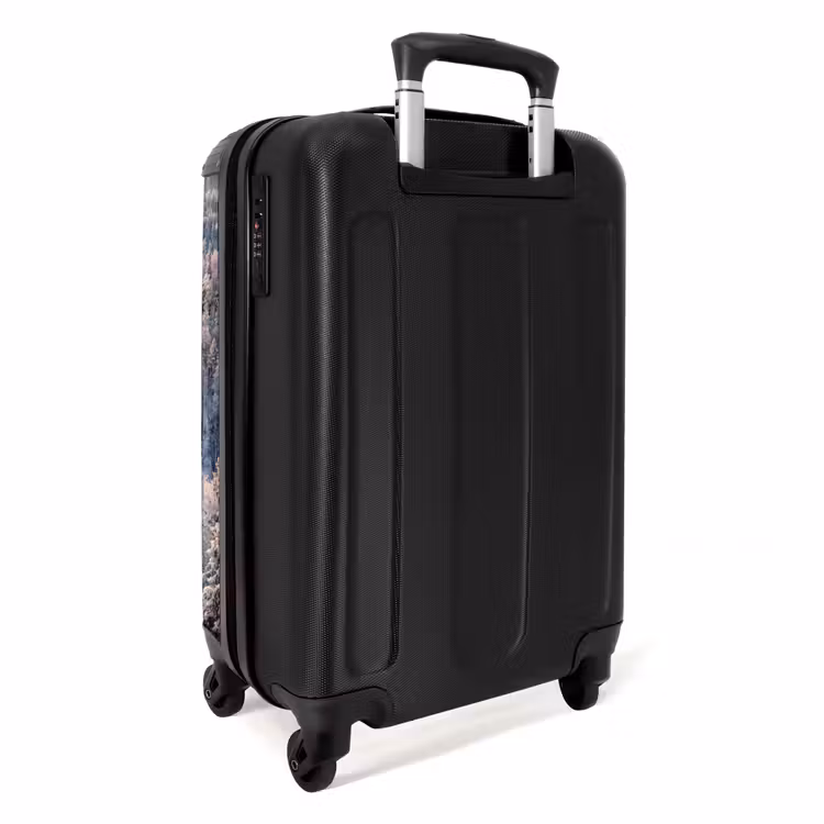 Koffer - Wald – Berge – Gold – Winter – Wärme - Bos - Bergen - Goud - Winter - Warm NBS - Handbagage koffer - Volwassenen Unisex middel