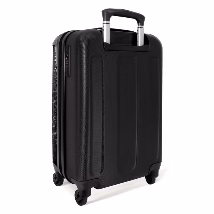 Koffer - Wald – Nebel – Winter – Monochrom – Natur - Bos - Mist - Winter - Monochroom - Natuur NBS - Handbagage koffer - Volwassenen Unisex middel
