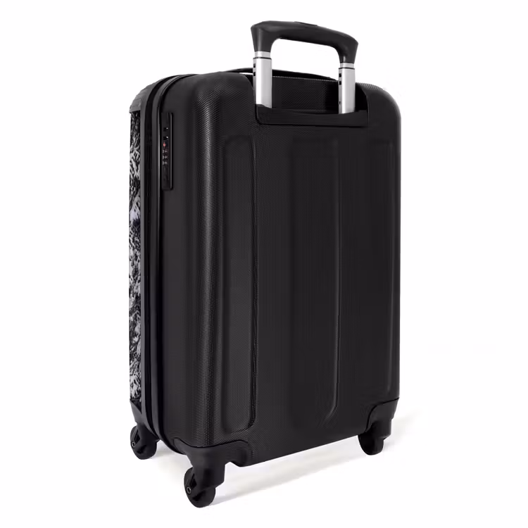 Koffer - Wald – Winter – Schnee – Weg – Natur - Bos - Winter - Sneeuw - Pad - Natuur NBS - Handbagage koffer - Volwassenen Unisex middel