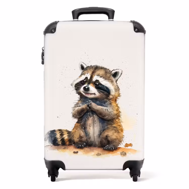 Waldo wasbeer NBS - Handbagage koffer - Unisex middel -productfoto_recht