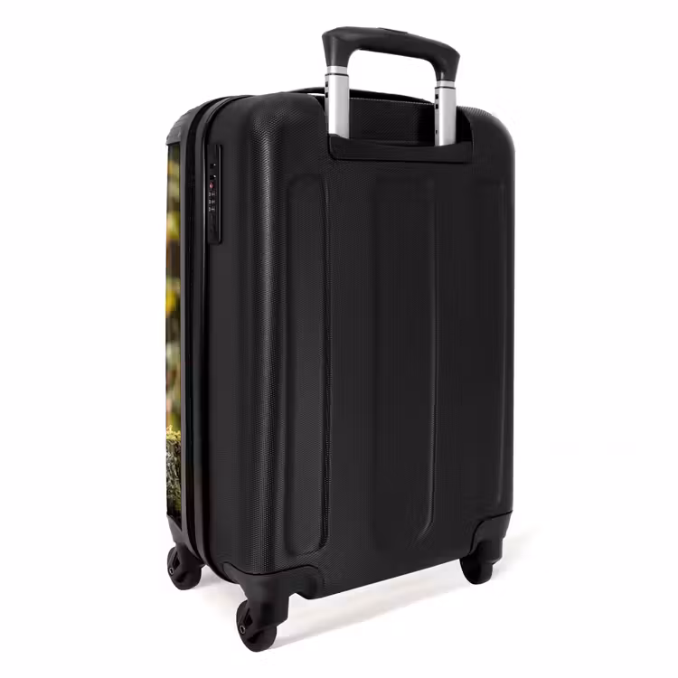 Koffer - Waldschnepfe – Wald – Blätter – Herbst – getarnt - Houtsnip - Bos - Bladeren - Herfst - Gecamoufleerd NBS - Handbagage koffer - Volwassenen Unisex middel