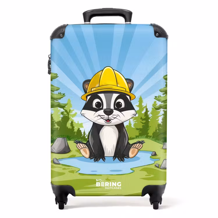 Wally werkbeer NBS - Handbagage koffer - Unisex middel -productfoto_recht