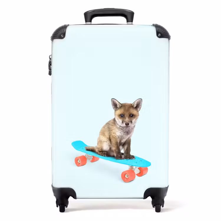 Verrijdende vos NBS - Handbagage koffer - Unisex middel -productfoto_recht
