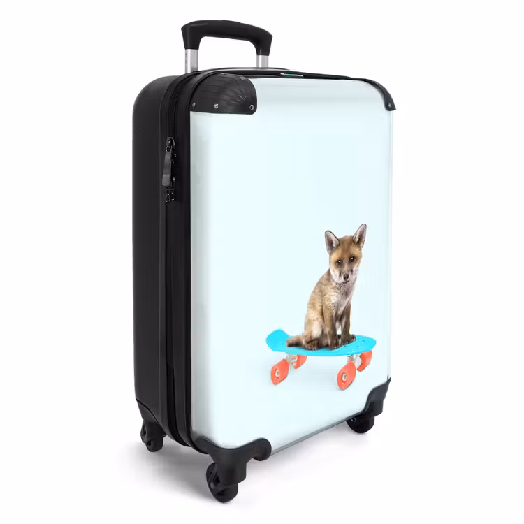 Verrijdende vos NBS - Handbagage koffer - Unisex middel -productfoto_3d