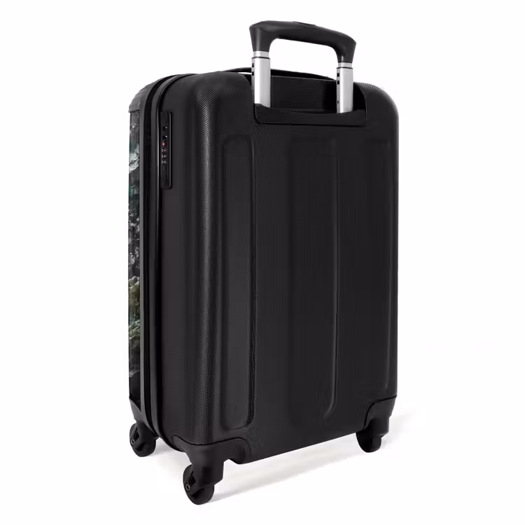 Koffer - Wasserfall – Wald – Natur – Grün - Waterval - Bos - Natuur - Groen NBS - Handbagage koffer - Volwassenen Unisex middel
