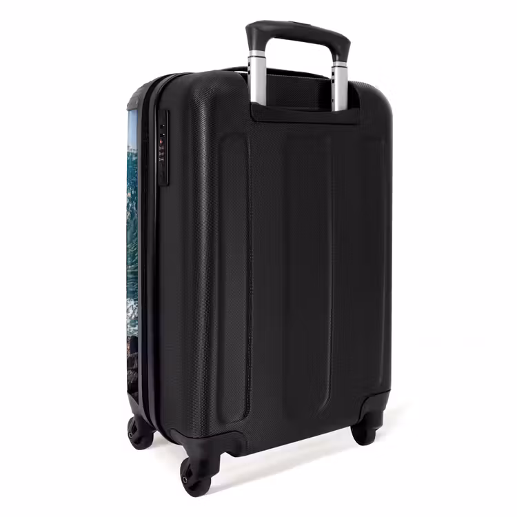 Koffer - Welle – Ozean – Brechende Welle – Wasser – Blau - Golf - Oceaan - Brekend - Water - Blauw NBS - Handbagage koffer - Volwassenen Unisex middel
