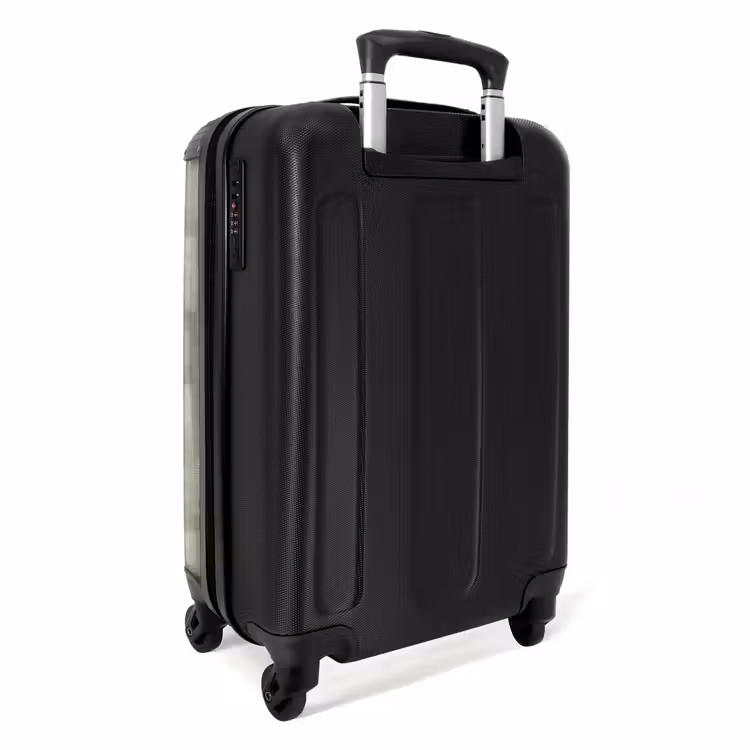 Vlakken - Rustiek - Groen NBS - Handbagage koffer - Volwassenen Unisex middel -achterkant