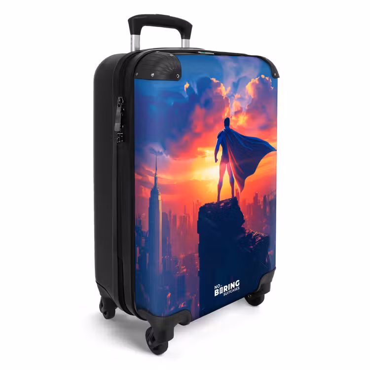 Skyscraper superheld NBS - Handbagage koffer - Unisex middel -productfoto_3d