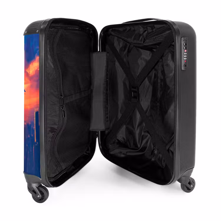 Skyscraper superheld NBS - Handbagage koffer - Unisex middel -binnenkant