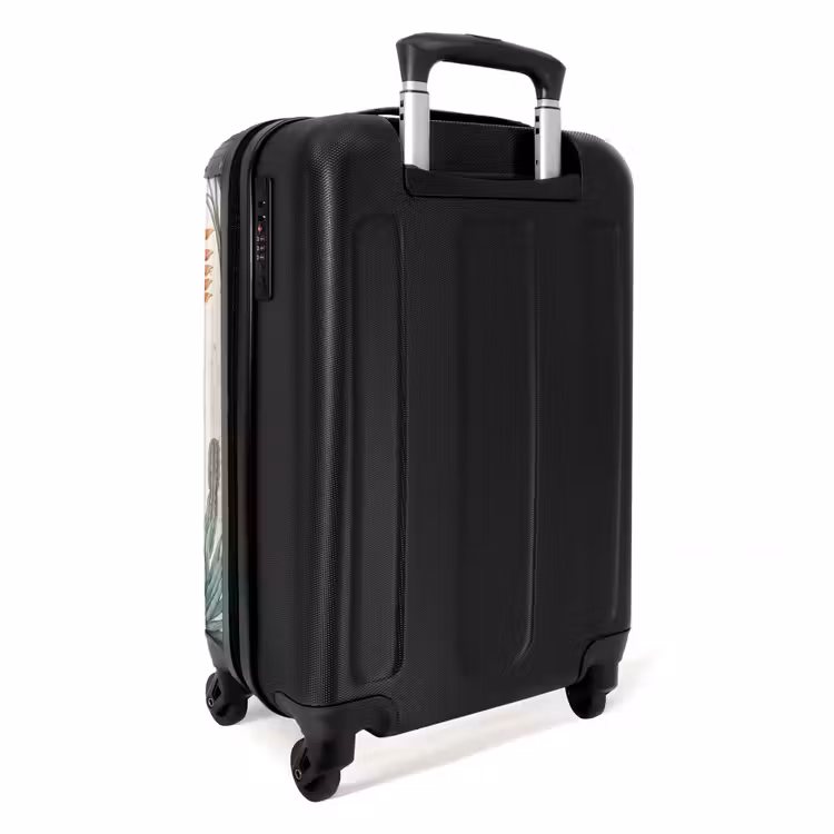 Koffer - Wüste – Pflanzen – Grün - Woestijn - Planten - Groen NBS - Handbagage koffer - Vrouwen middel