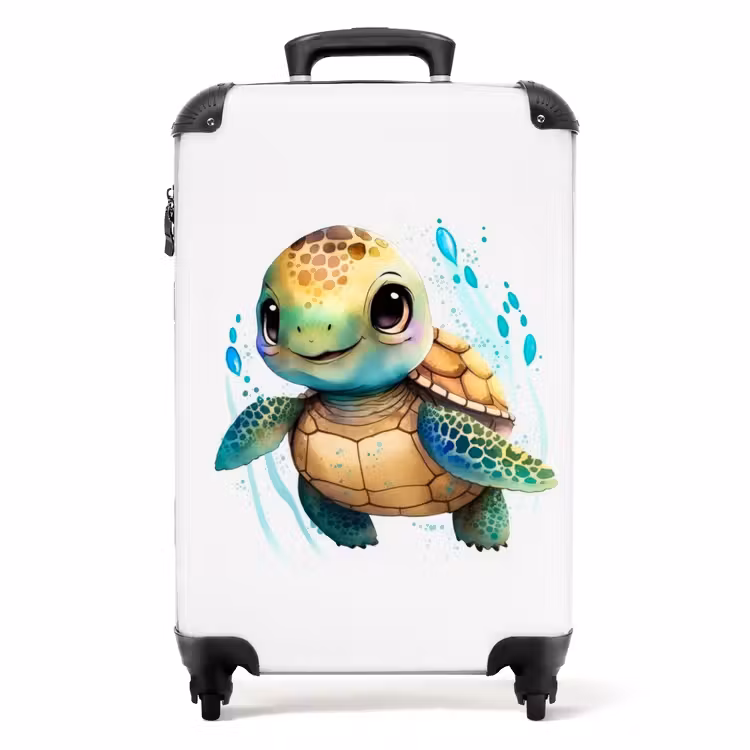 Ziggy zeeschildpad NBS - Handbagage koffer - Unisex middel -productfoto_3d