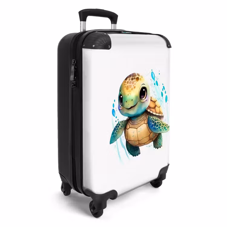 Ziggy zeeschildpad NBS - Handbagage koffer - Unisex middel -binnenkant