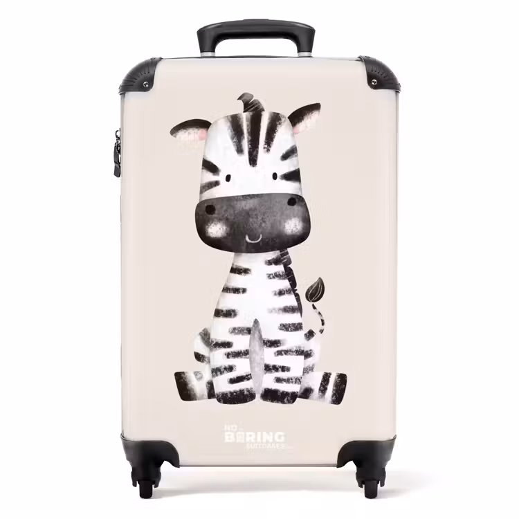 Zoë Zebra NBS - Handbagage koffer - Unisex middel -productfoto_recht
