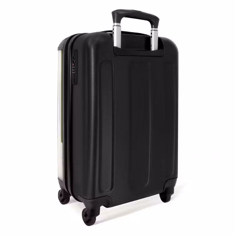 Koffer - Zusammenfassung – Auge – Streifen – Modern – Grün - Abstract - Oog - Strepen - Modern - Groen NBS - Handbagage koffer - Vrouwen middel