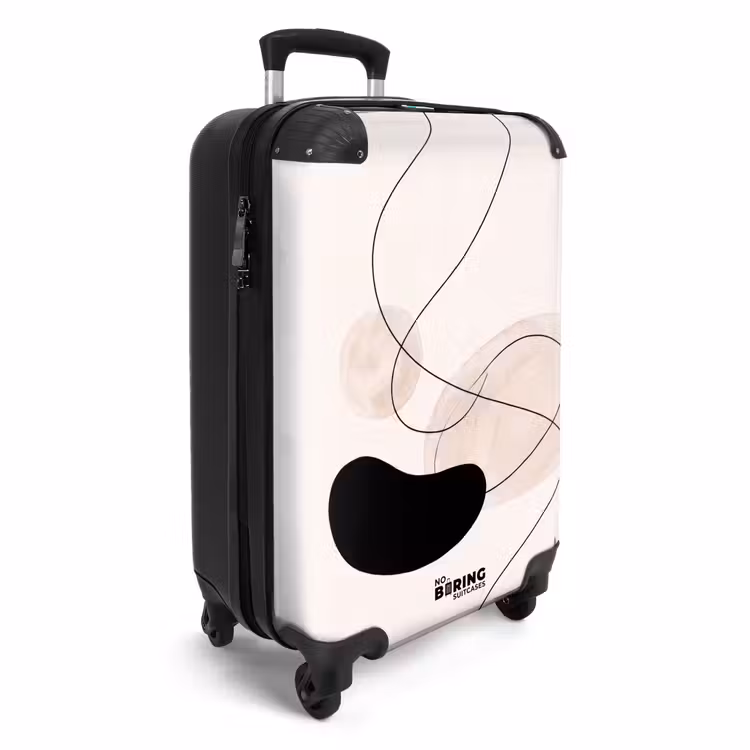 Koffer - Zusammenfassung – Formen – Kunst - Abstract - Vormen - Kunst NBS - Handbagage koffer - Vrouwen middel