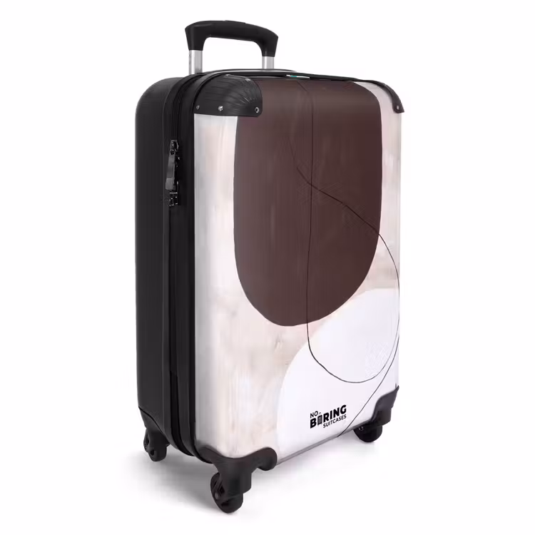 Koffer - Zusammenfassung – Formen – Modern - Abstract - Vormen - Modern NBS - Handbagage koffer - Vrouwen middel