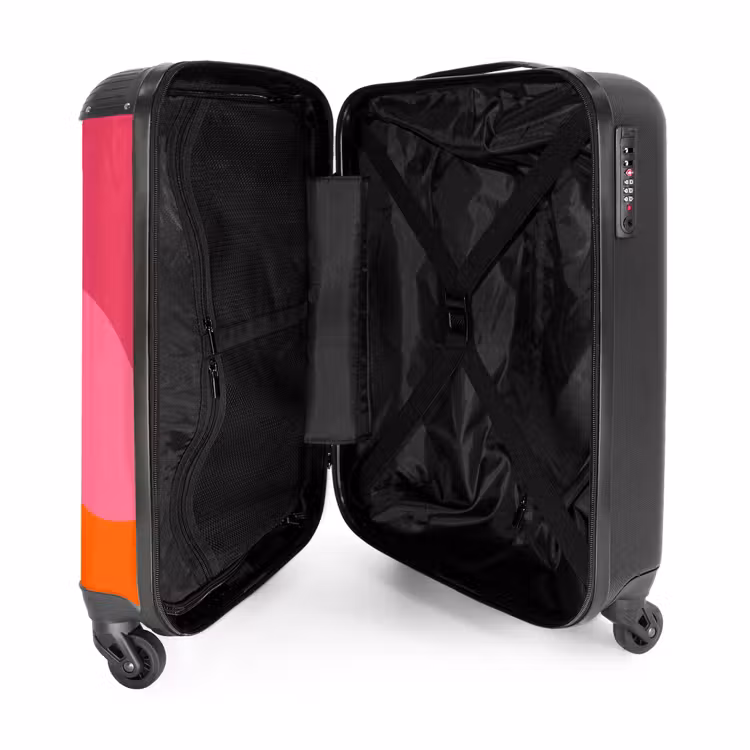 Koffer - Zusammenfassung – Formen – Modern – Farbenfroh - Abstract - Vormen - Modern - Kleurrijk NBS - Handbagage koffer - Vrouwen middel